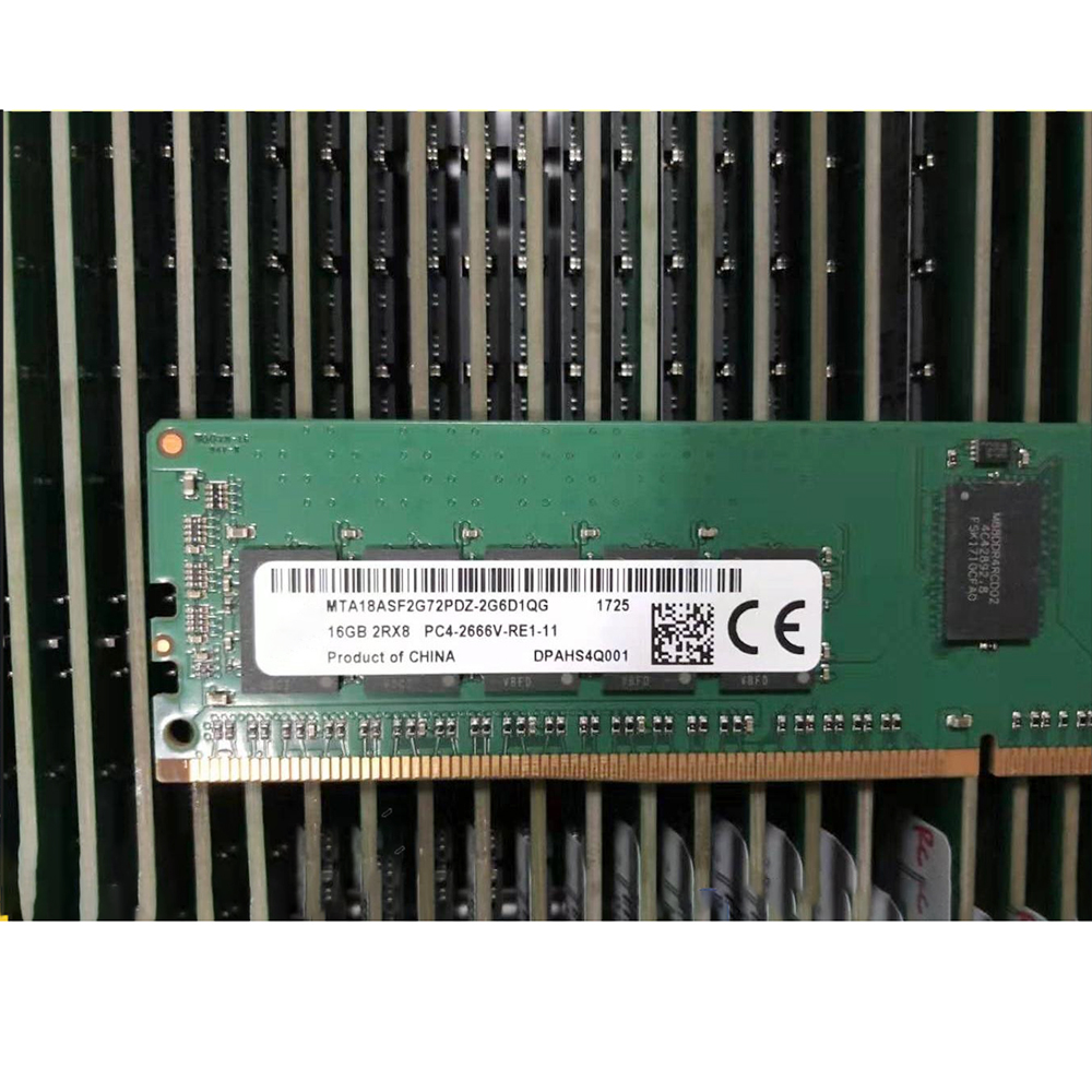 Ddr4 3200 16Gb - 1PCS MTA18ASF2G72PDZ-2G6D1 Memory 16GB 16G 2RX8