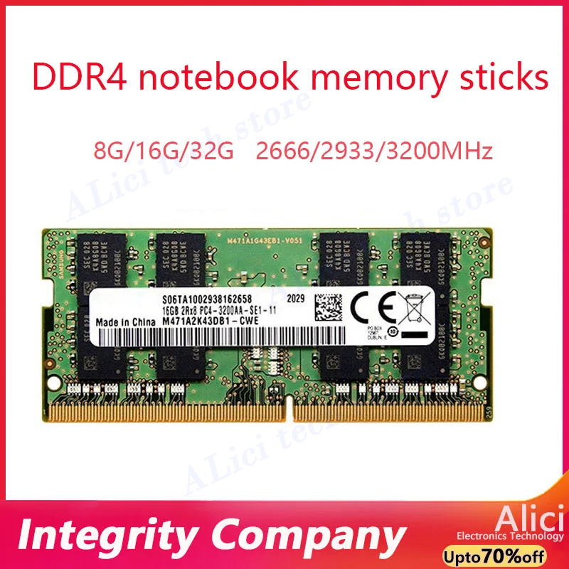 Ddr4 3200Mhz - FOR Samsung notebook memory sticks DDR4