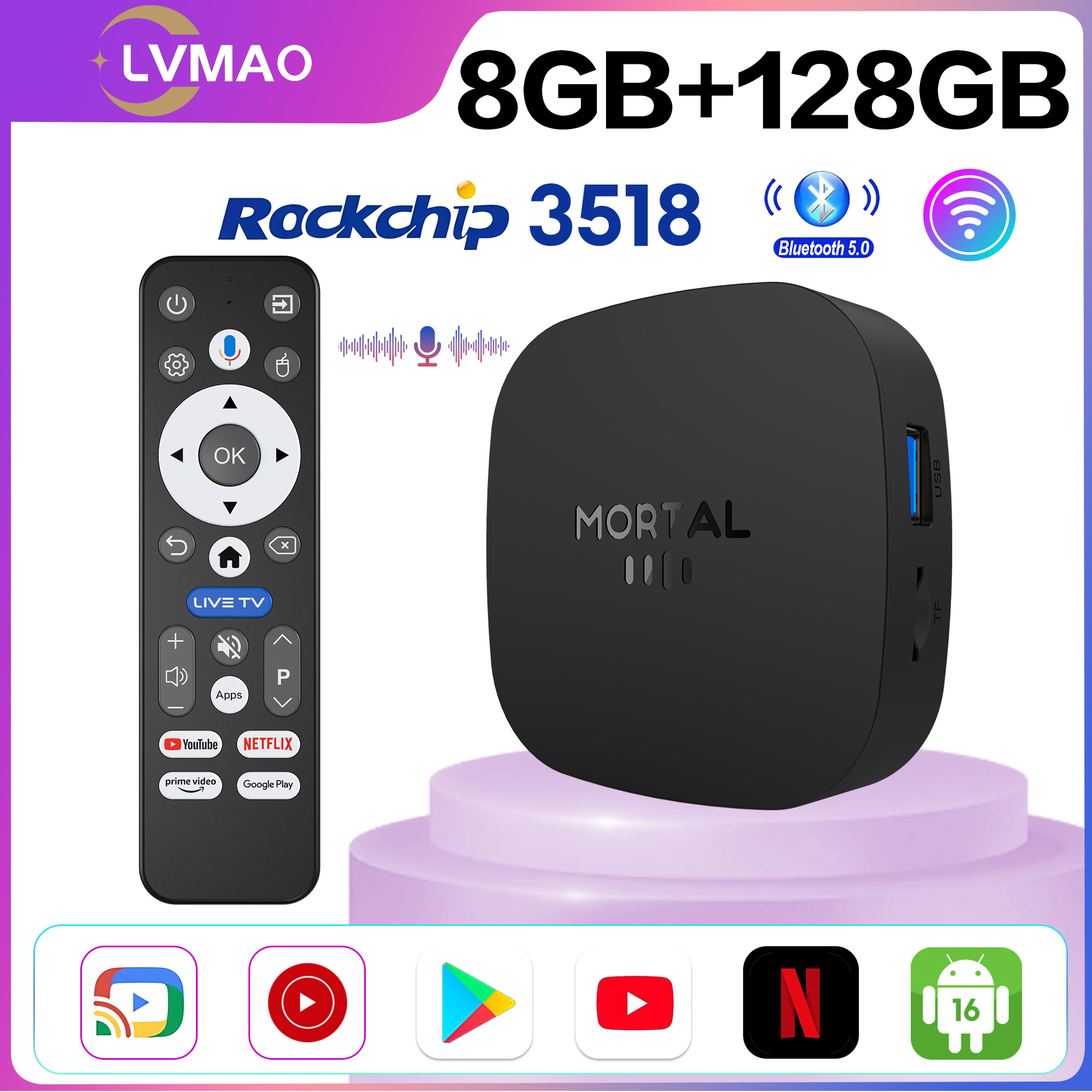 Ddr3 8Gb - 2026 NEW TV BOX T1+ RK3518