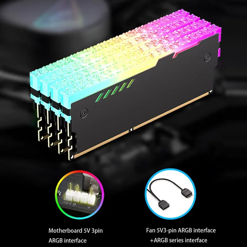 PC Memory Heatsink RM-1 RAM Co - Ddr4 Desktop Ram ulasan dan harga