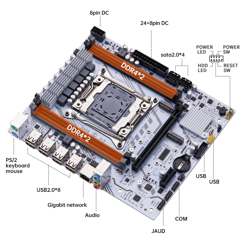 QIYIDA X99 motherboard LGA2011 - Server Memory Ddr4 ulasan dan harga