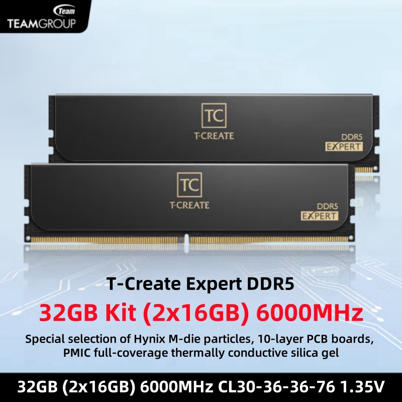TEAMGROUP T-Create Expert CL30 - Ram Memory Module ulasan dan harga
