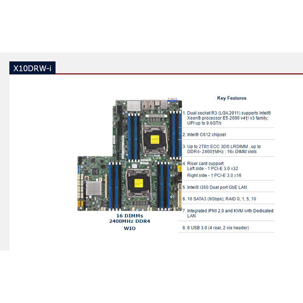 Board C612 2011 E5-2600 16 DIM - Ddr4 2400Mhz ulasan dan harga